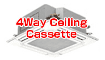  4Way Ceiling Cassette of Commercial air conditioners