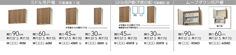 すみれ クリナップ 木キャビキッチン 流し台 コンロ台 吊戸棚 見積 値引き 激安 価格 セクショナルキッチン 商品詳細7
