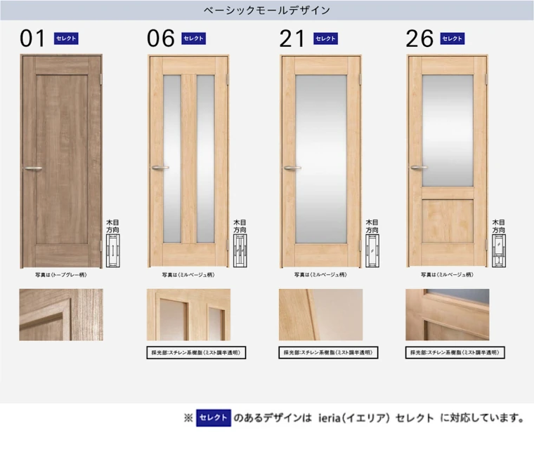 大建工業 ダイケン カタログ イエリア 室内ドア 引き戸 建具 激安 格安 安い 値引き率 価格 取扱店 見積もり ieriaイメージ05