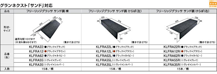 屋根材 屋根 激安 価格 格安 メーカー 安い 販売 ケイミュー 周辺部材・換気役物 イメージ16