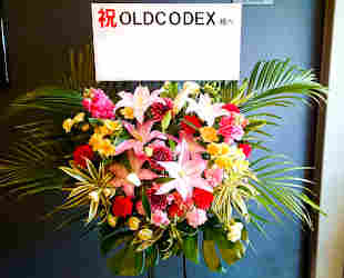 芸能人御用達 華麗な御祝花 ライブ　LIVE 東京 全国 コンサート花 スタンド花 OLDCODEX（おるどこでっくす）様へ