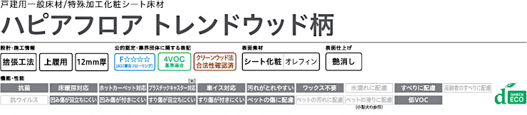 フローリング 床材 フローリング材 格安 激安 価格 安い 販売 通販 アウトレット メーカー 通信販売 大建工業 ハピアフロア トレンドウッド柄