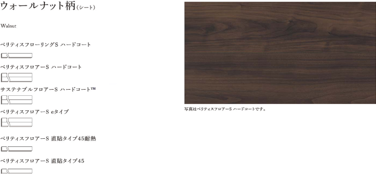 フローリング 床材 フローリング材 格安 激安 価格 安い 販売 通販 アウトレット メーカー 通信販売 パナソニック Panasonic シート仕上げ ベリティス ウォールナット柄