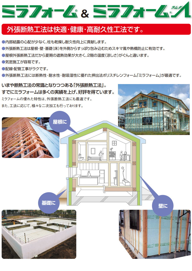JSP ミラフォーム MKS M1F 断熱材 価格 激安 格安 安い 製品02