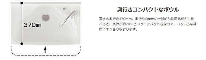 リフラ 洗面化粧台 リクシル LIXIL 洗面台 激安 格安 安い 価格 見積もり 値引き率 特長1