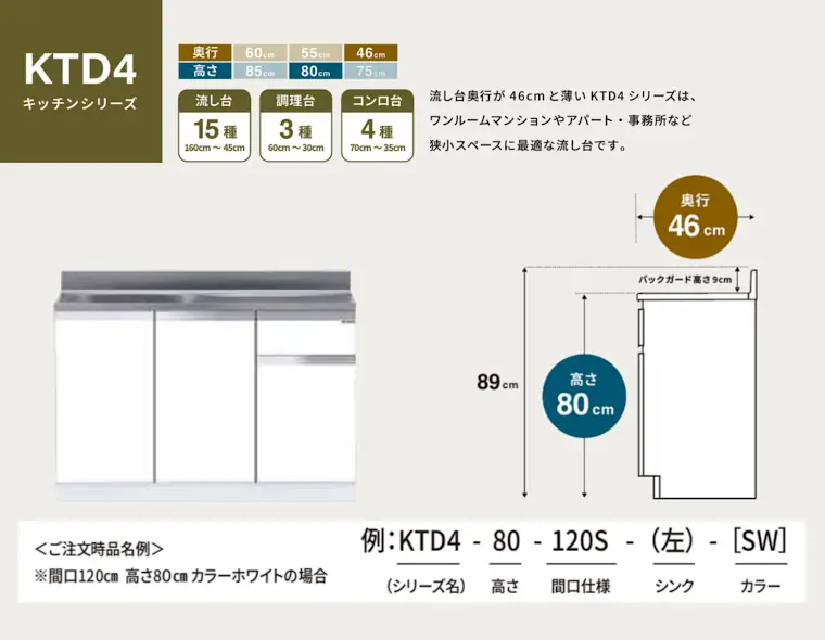 ワンド キッチン 流し台 吊り戸棚 カタログ ミニキッチン 玄関収納 激安 格安 安い 価格 onedo マイセット マイセット 商品イメージ09
