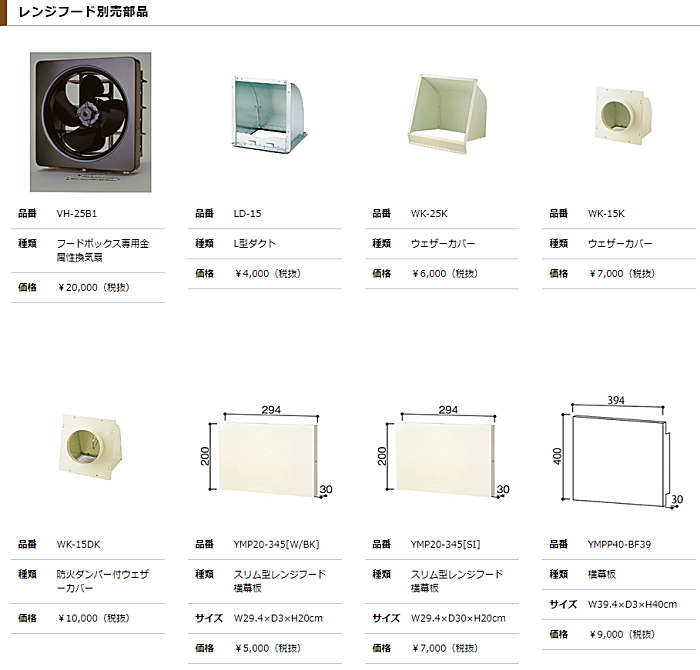 onede ワンド マイセット キッチン 流し台 吊り戸棚 SOUシリーズ 室内収納 玄関収納 洗面化粧台 カタログ 激安 価格 [ベーシックタイプ]レンジフード　別売部品