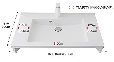 アクアハート洗面 パナソニック 洗面台 洗面化粧台 車いす対応 見積もり 値引き率 激安 価格 格安 安い