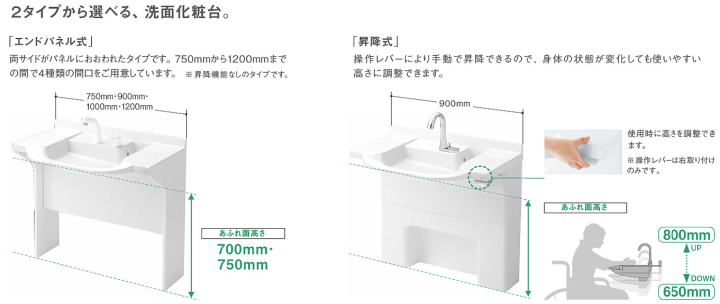 車いす対応洗面 TOTO 洗面台 新築 リフォーム 見積無料 激安 価格