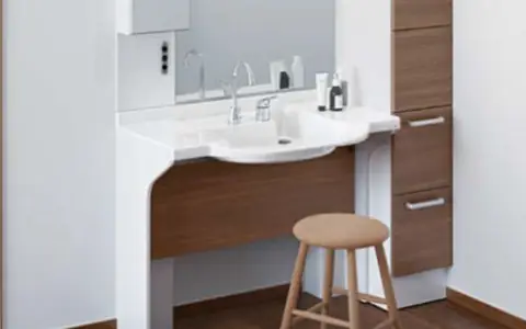 車いす対応洗面 TOTO 洗面化粧台 イメージ TOTO システムキッチン システムバス お風呂 キッチン 洗面台 激安 安い 販売 格安 見積もり 安く買う 方法 アウトレット