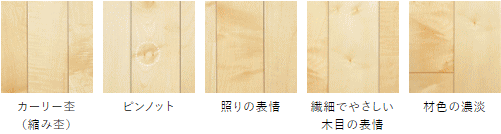 朝日ウッドテック フローリング カタログ 激安 価格 フローリング材（床材）ライブナチュラルピュアハード塗装） シカモア/Sycamore　キャラクター